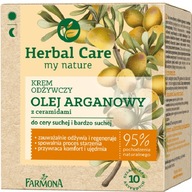 Herbal Care Krem Odżywczy Olej Arganowy Ceramidy Cera Bardzo Sucha 50ml