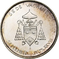 PAŃSTWO WATYKAŃSKIE, Sede Vacante, 500 Lire, 1978,