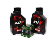 OLEJ MOTUL 300V 2 Litre 10W40 FACTORY LINE  OLEJOVý FILTER HIFLO HF140 YAMAHA