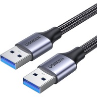 Kabel USB-A - USB-A Ugreen US373, do laptopa, aparatu, do danych, 0,5 m