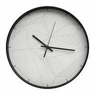 Nástenné hodiny moderná jednoduchá krémová grafika