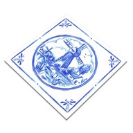 PVC dlažba Veterný mlyn štýl Azulejos 9 ks