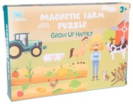 GRA MAGNETYCZNA FARMA UKŁADANKA PUZZLE 28 EL