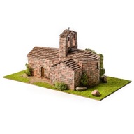 Tehlový domček Model pre 3D lepenie - Kláštor Kostol Sant Pere d'Auira