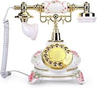Retro telefon obrotowa tarcza Vintage antyczne