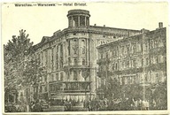 Warszawa Hotel Bristol Krakowskie Przedmieści 1916