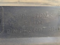 spoiler of a bumper front right side Opel Astra J 2011 13264407