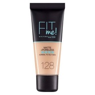 Maybelline 128 Warm Nude Matte + Poreless Fit Me! Primer 30ml (W) (P2)