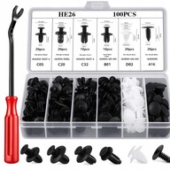 SADA SPONIEK KLIPSY 100 KUSOV POŤAHOVÁ SŤAHOVACIA KRABIČKA