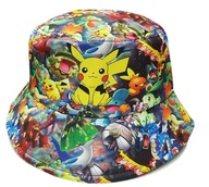 KLOBÚK Pikachu POKEMON univerzálny bulbasaur charmander BUCKETHAT Gotcha