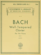 J.S BACH WELL-TEMPERED CLAVIER FOR THE PIANO BOOK I PF: SCHIRMER LIBRARY OF