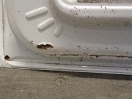 door rear part rear. left MERCEDES SPRINTER W906 DOUBLE KABINA