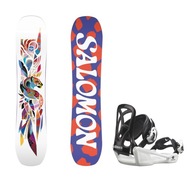 Deska Snowboardowa Salomon Grace + wiązania Goodtime XS Black 2024 110 cm