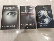 3 x Grey Mroczniej Ciemniejsza strona Grey - E. L. James