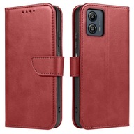 Etui do Motorola Moto G53 5G Skórzane PORTFEL SKIN CASE + Szkło 9H