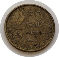 FRANCJA - 20 FRANKÓW 1952 - A10