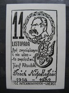 SOLIDARNOŚĆ poczta obozowa UHERCE 1982 Piłsudski