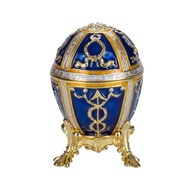 Vajíčko Faberge Púčik ruže, škatuľka, 6 cm