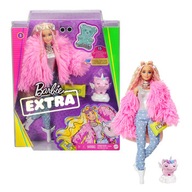 Barbie Extra Moda Lalka Różowa kurtka mattel GRN28