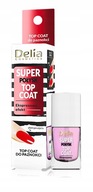 TOP COAT Super Połysk ekspresowy efekt 11ml DELIA