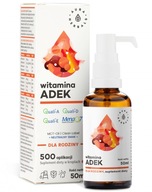 Aura Herbals ADEK A + D3 + E + K2 MK7 krople 50ml