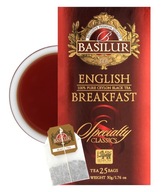 Basilur ENGLISH BREAKFAST herbata czarna MOCNA ŚNIADANIOWA - 25 szt.