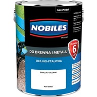 NOBILES FTALÁTOVÁ FARBA NA DREVO A KOV 5L BIELA MAT