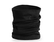 Bavlnený komín čierny zateplený univerzálny pre ženy aj mužov