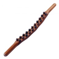 Drevená škrabka Guasha ako obrázok Dĺžka 58 cm