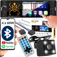 RADIO SAMOCHODOWE 1-DIN BLUETOOTH USB SD RDS KAMERA COFANIA PILOT ZESTAW