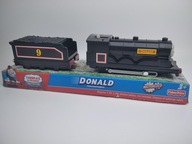 TOMY Fisher Price TrackMaster Donald Douglas nr 9 lokomotywa + wagon nowe.