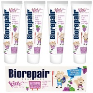 Detská pasta Biorepair Kids s príchuťou hrozna 0-6rokov - 50ml (4ks)