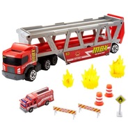 MATCHBOX Transporter Wóz strażacki Ciężarówka +AKC