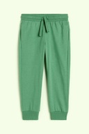 NOWE H&M spodnie dresowe cienkie zielone 128