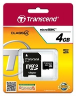 Pamäťová karta SDHC Transcend TS4GUSDHC4 4 GB