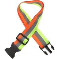 ELASTYCZNA OPASKA ODBLASKOWA NA RAMIĘ DO BIEGANIA I SPACERÓW NOCĄ