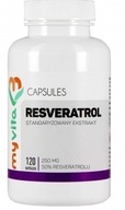 MyVita Resveratrol standaryzowany ekstrakt 120 kap