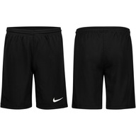 NIKE Krótkie Spodenki Dziecięce Sportowe na WF PARK III Czarne r.147-158 cm