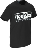 Koszulka bawełniana KEEZA czarna r. XL