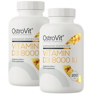 OstroVit Vitamín D3 8000 IU 200 tabliet Vitamín slnka pre imunitu