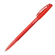 Tenké Guľôčkové pero 0,5mm Rystor Bodka Červená 2 ks