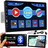 RADIO SAMOCHODOWE 1 DIN MIRROR LINK 9 CALI BLUETOOTH EKRAN DOTYKOWY USB