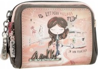 A149 puzdro na kľúče malá peňaženka Anekke Peace & Love Pink