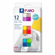 Zestaw FIMO soft 12 kolorów Brilliant 12x25g