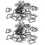 50 ks Roztomilé spony na papier s pazúrmi Roztomilé spony na pohľadnice s