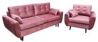 ZESTAW SOFA 2 OS. BERG F.SPANIA + FOTEL BERG