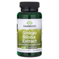 SWANSON GINKGO BILOBA 120k ANTIOXIDANTY CIRKULÁCIA