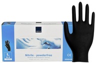 Rękawiczki nitrylowe ABENA czarne r.S