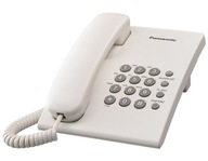 Telefon przewodowy PANASONIC KX-TS500PDW biały