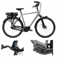 Elektrický mestský bicykel MC Solo EMI H61, 28", Shimano Nexus 7, šedá, Alu